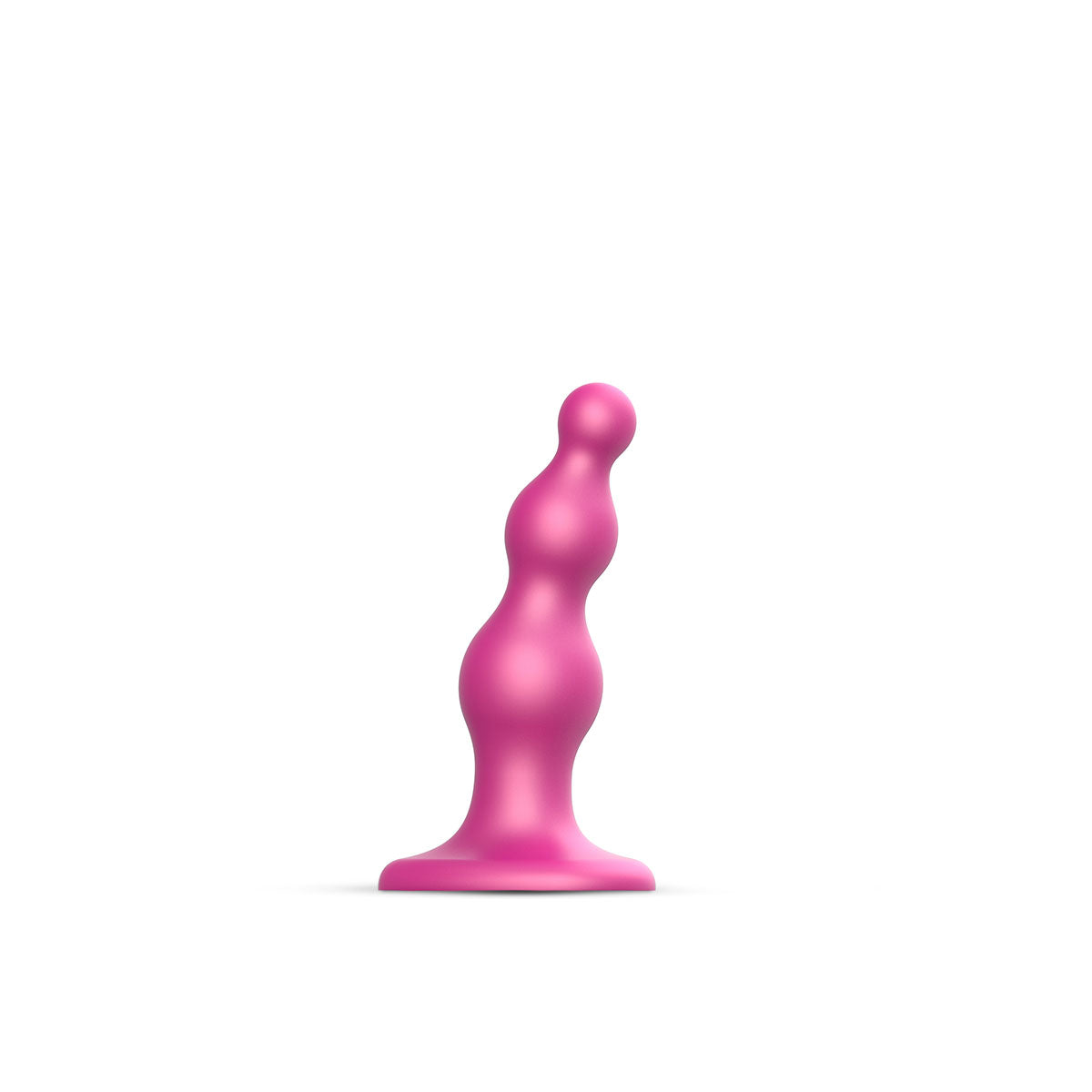 Strap-On-Me Dildo Plug Beads Small Raspberry - Red Garter