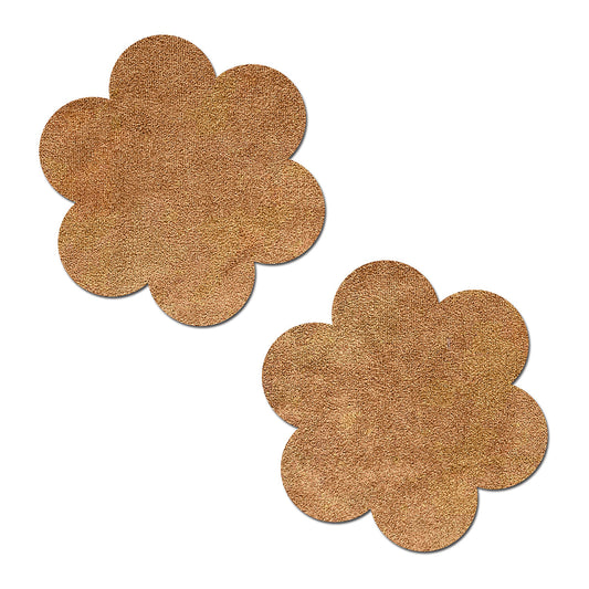 Pastease Everyday Reusable Flower Pasties Suede Honey - Red Garter