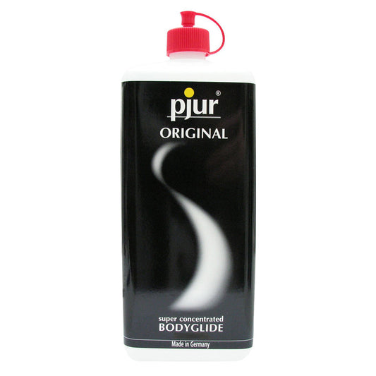 Pjur Original Concentrated Silicone Personal Lubricant 1000 ml - Red Garter