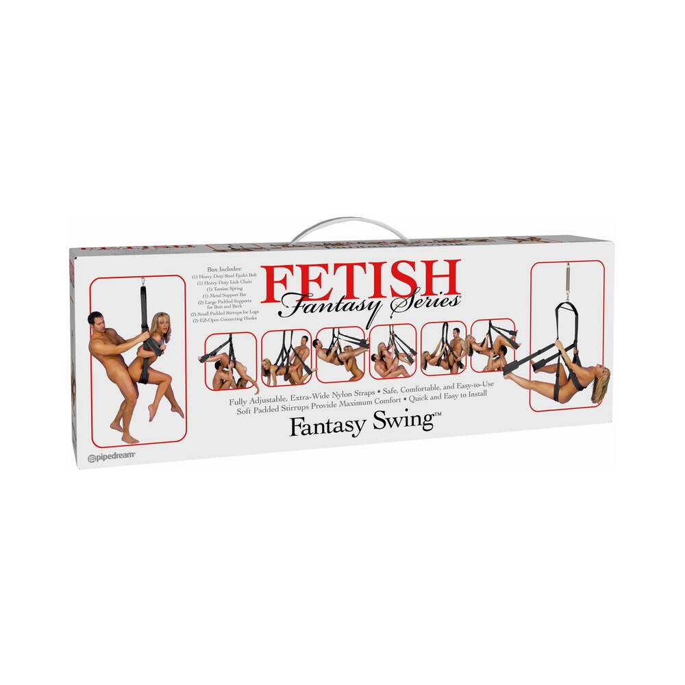 Pipedream Fetish Fantasy Series Fantasy Swing Black - Red Garter