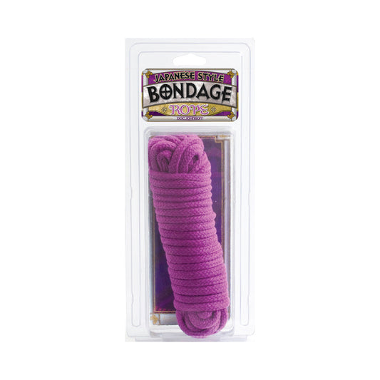 Bondage Rope Cotton (Purple) - Red Garter