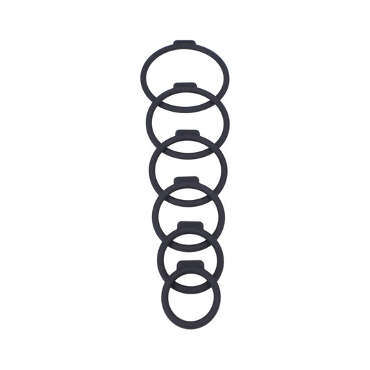Tantus O-Ring Set Onyx (Bag)