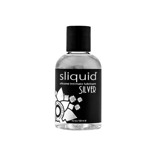 Sliquid Silver Silicone Lubricant 4.2 oz. - Red Garter