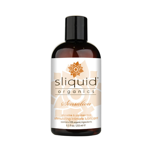 Sliquid Organics Sensation Warming Lubricant 8.5oz - Red Garter
