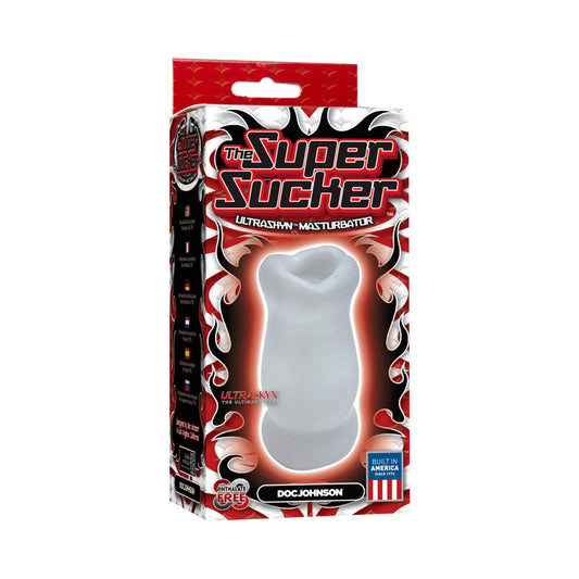 Super Sucker Masturbator UR3 (Clear) - Red Garter