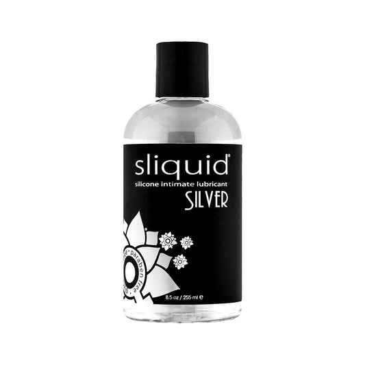 Sliquid Silver Silicone Lubricant 8.5 oz. - Red Garter