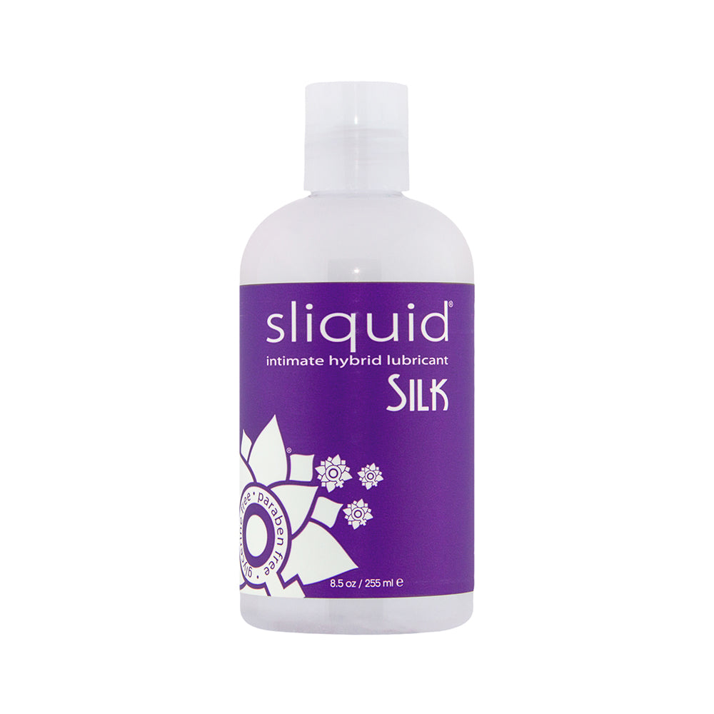 Sliquid Naturals Silk Hybrid Lubricant 8.5 oz. - Red Garter