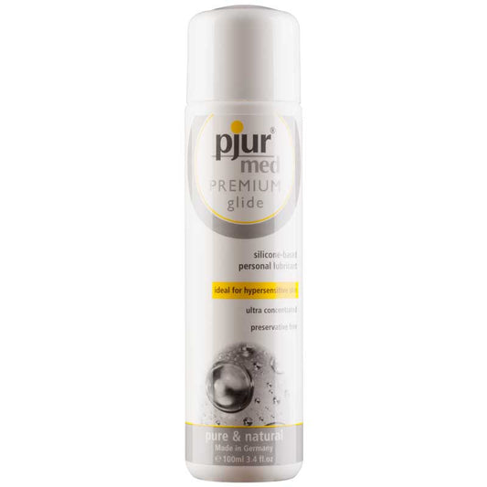Pjur Med Premium Silicone Glide 100ml - Red Garter