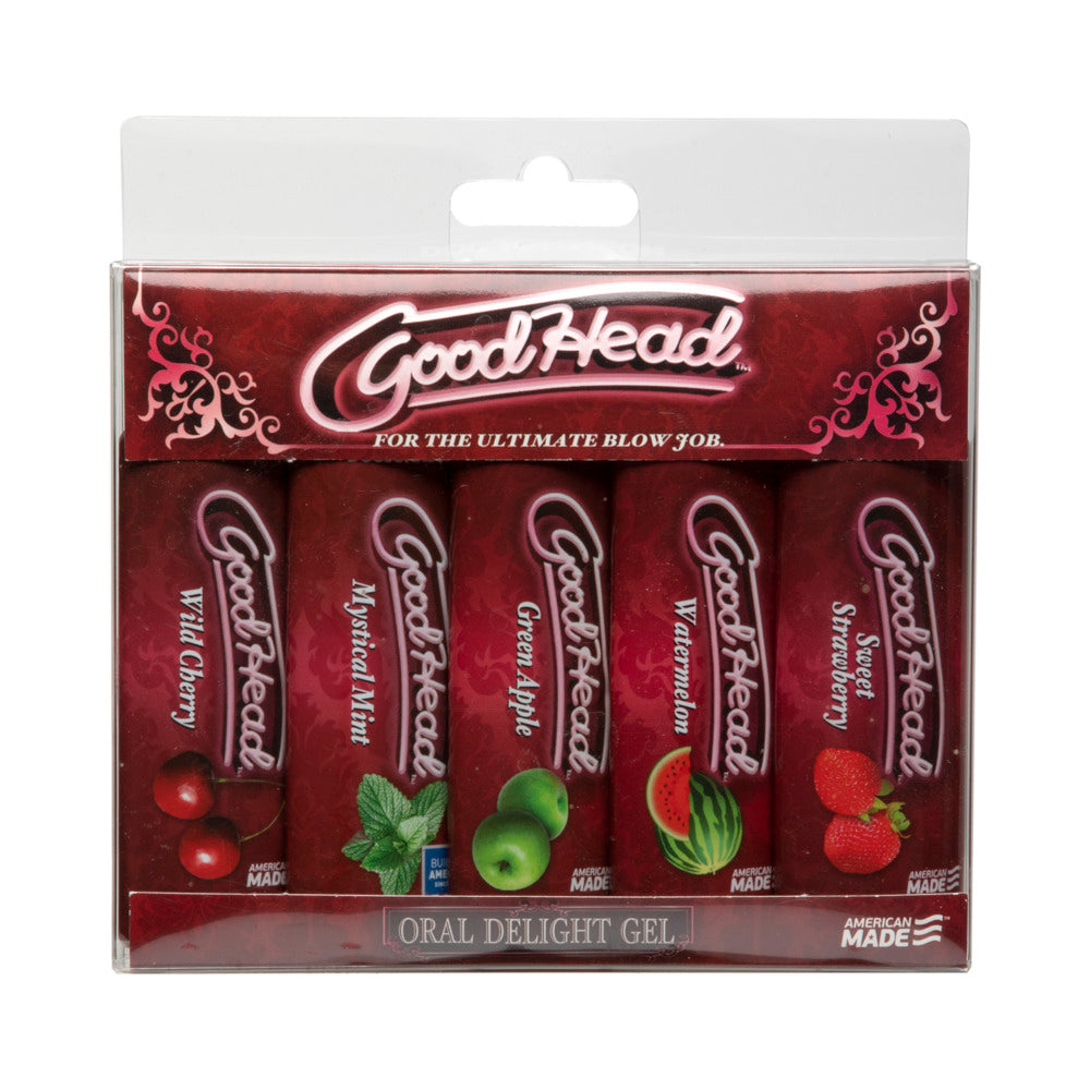 GoodHead - Oral Delight Gel - 5 Pack - Red Garter