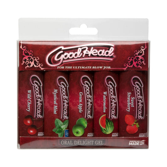 GoodHead - Oral Delight Gel - 5 Pack - Red Garter