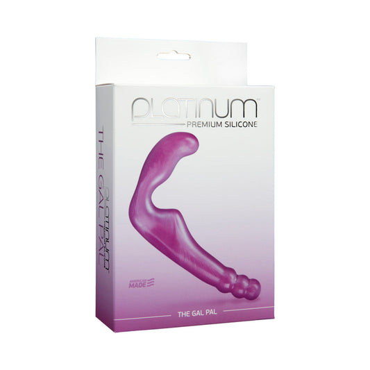 Platinum Premium Silicone - The Gal Pal Purple - Red Garter