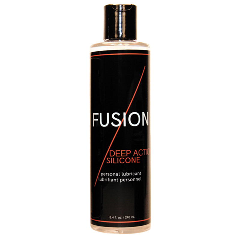 Fusion Deep Action Silicone Lubricant (8oz) - Red Garter