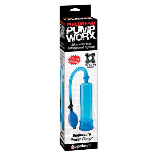 Pipedream Pump Worx Beginner''s Power Pump Blue - Red Garter