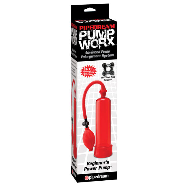 Pipedream Pump Worx Beginner''s Power Pump Red - Red Garter
