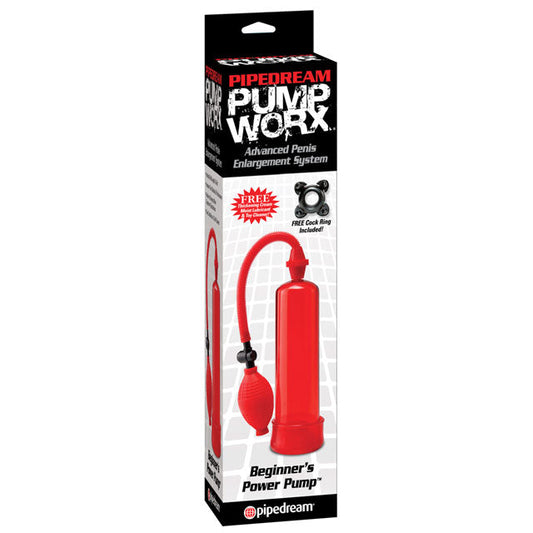Pipedream Pump Worx Beginner''s Power Pump Red - Red Garter