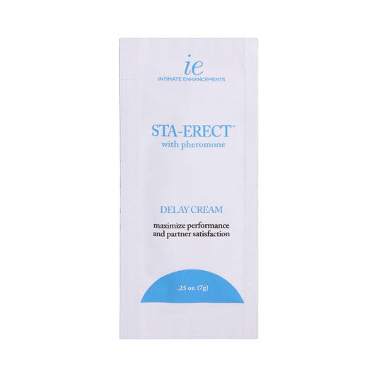 Sta-Erect Cream Pillow (48/Bag) - Red Garter