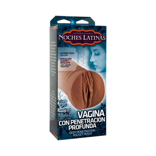 Noches Latinas Ur3 Deep Pen Pocket Pussy - Red Garter