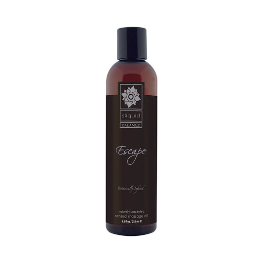Sliquid Organics Balance Massage Oil Escape (Unscented) 8.5oz - Red Garter
