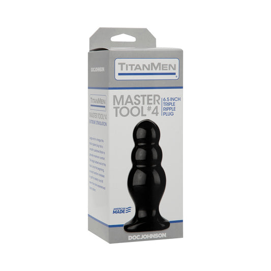TitanMen - Master Tool #4 Black - Red Garter