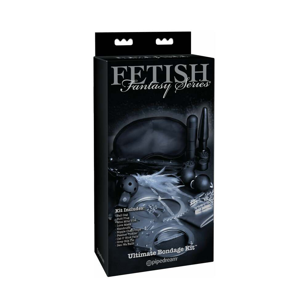 Pipedream Fetish Fantasy Series Limited Edition 11-Piece Ultimate Bondage Kit - Red Garter