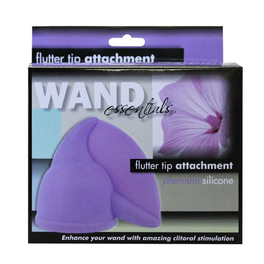 Wand Essentials Fluttertip Wand Attachment (Purple) - Red Garter