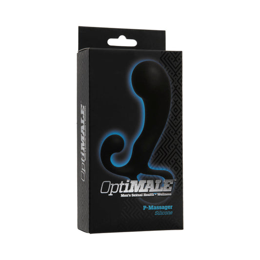 OptiMALE – P-Massager Black - Red Garter