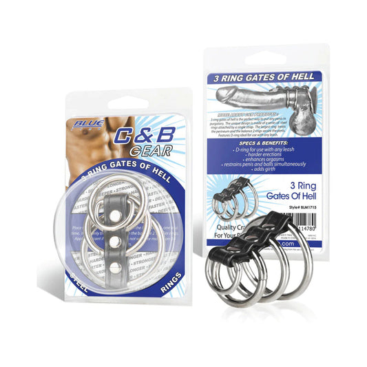 Blue Line C&B Gear 3 Ring Gates of Hell - Red Garter