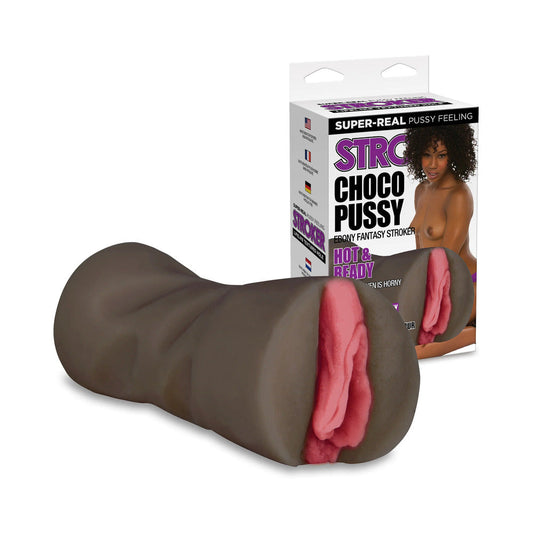 Hustler Choco Pussy Stroker - Red Garter