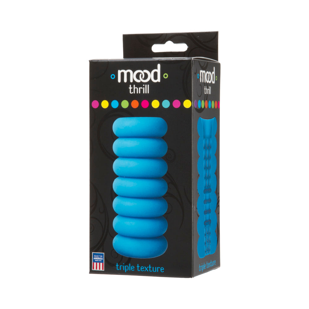 Mood Thrill Blue - Red Garter