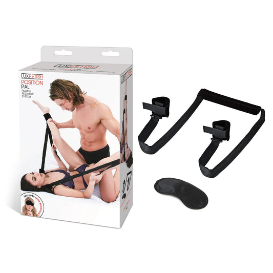 Lux Fetish Position Pal Bondage Accessory - Red Garter