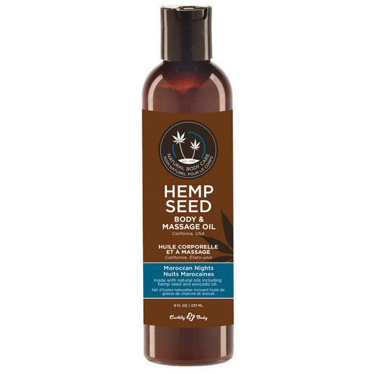 Earthly Body Massage Oil Moroccan Nights 8 oz. - Red Garter