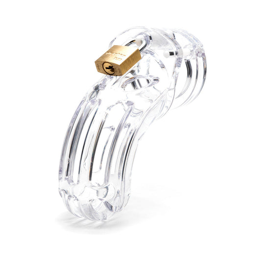The Curve Male Chastity Device - Red Garter