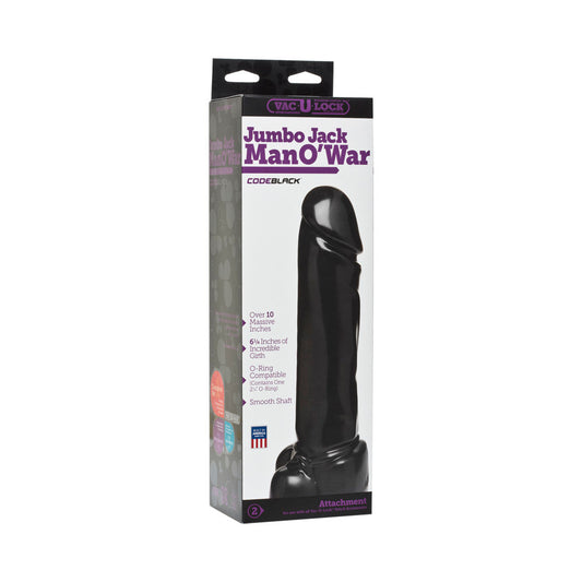 Vac-U-Lock -JUMBO JACK - MAN O WAR CODEBLACK - Red Garter