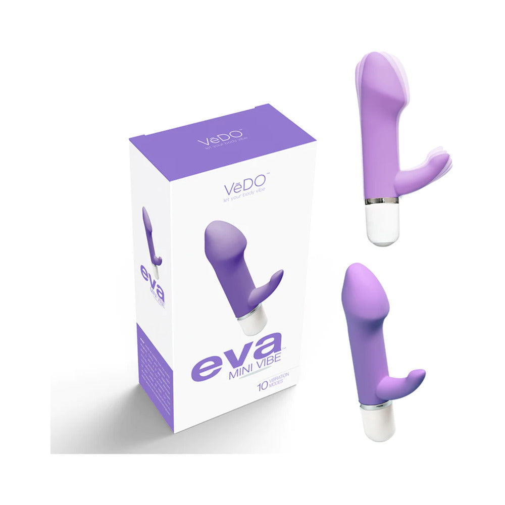 VeDO Eva Mini Vibe Orgasmic Orchid - Red Garter