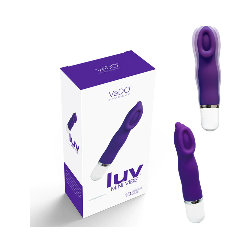 VeDO Luv Mini Vibe Into You Indigo - Red Garter