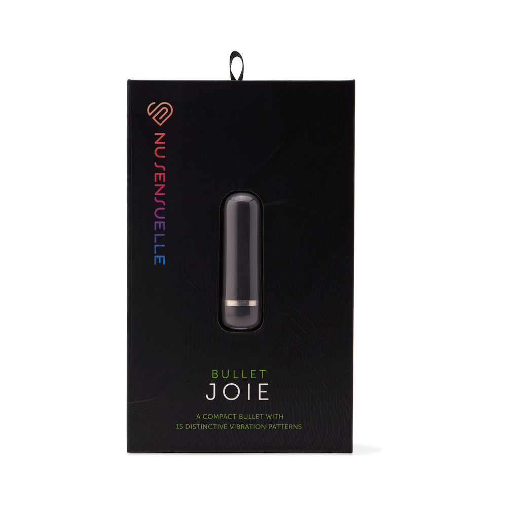 Nu Sensuelle Joie Bullet Black - Red Garter