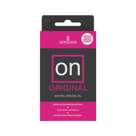 Sensuva ON Original Arousal Oil 5 ml Large Box - Red Garter