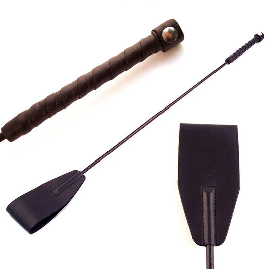 Rouge Riding Crop Black - Red Garter