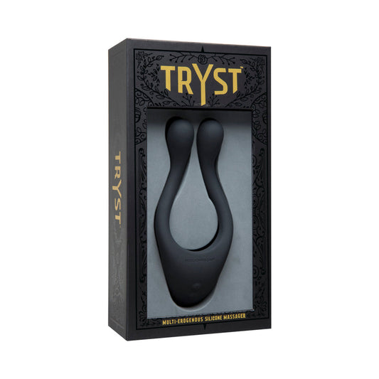 Tryst Black - Red Garter