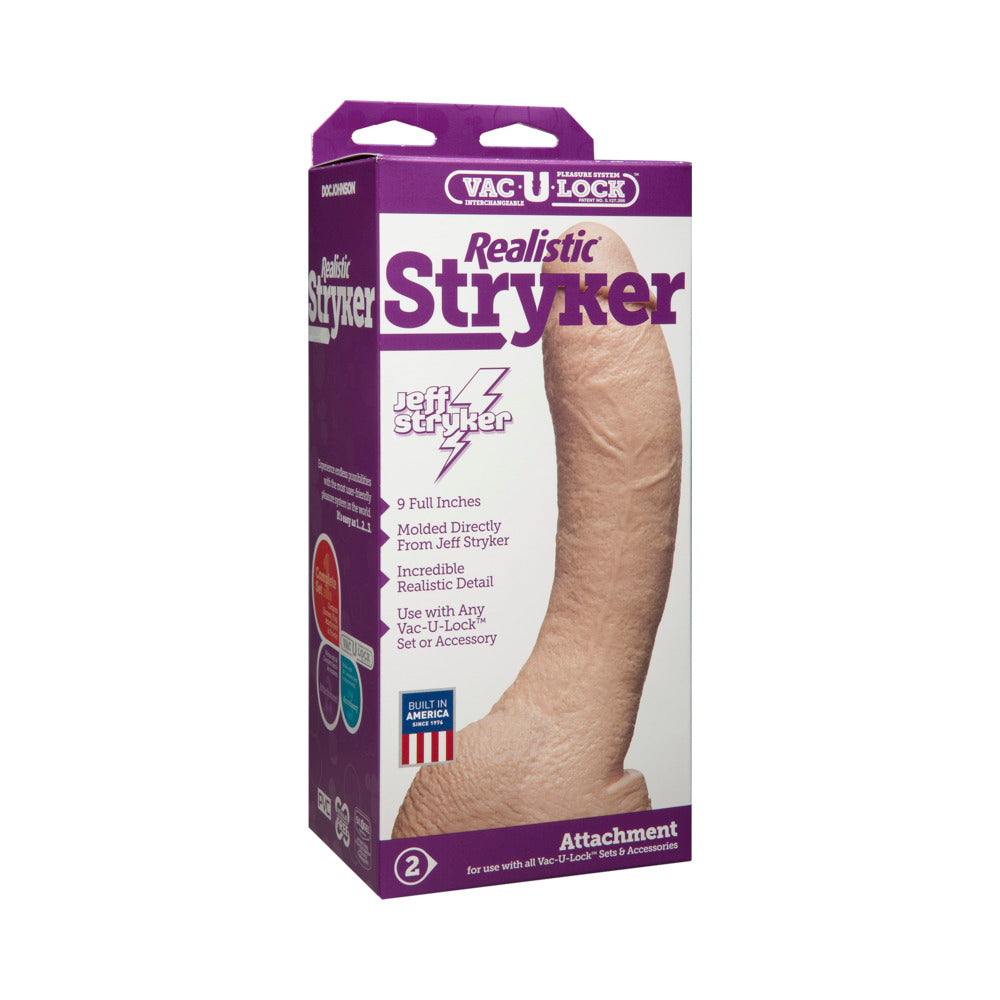 Vac-U-Lock - Realistic Stryker White - Red Garter