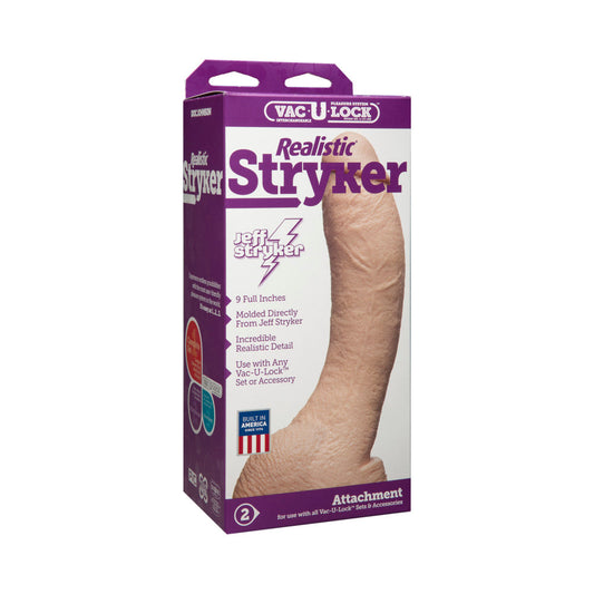 Vac-U-Lock - Realistic Stryker White - Red Garter