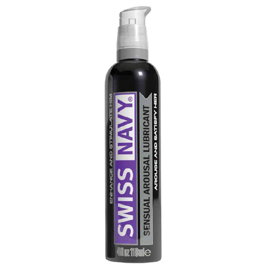 Swiss Navy Sensual Arousal Lubricant 4 oz. - Red Garter