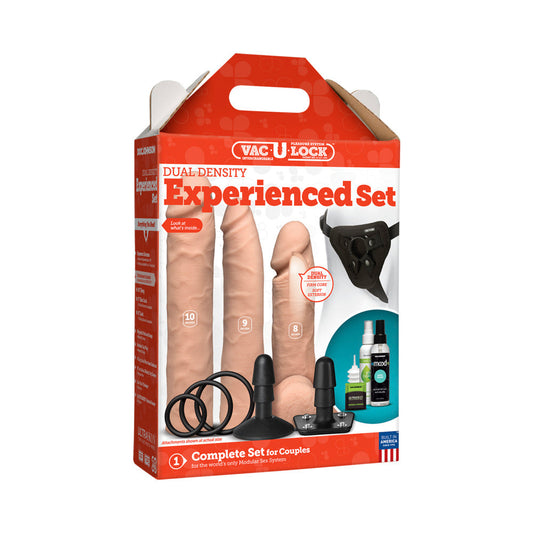 Vac-U-Lock Dual Density Experienced Set Vanilla - Red Garter