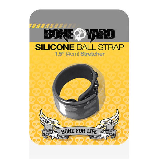 Boneyard Ball Strap Black - Red Garter