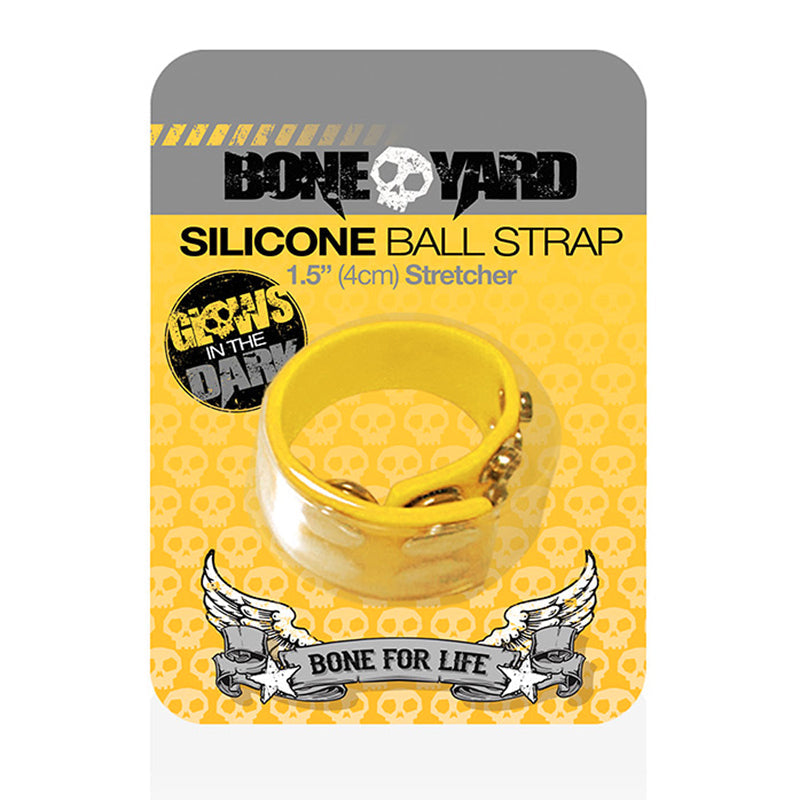 Boneyard Ball Strap Yellow - Red Garter