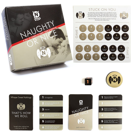 Naughty Or Nice Game - Red Garter