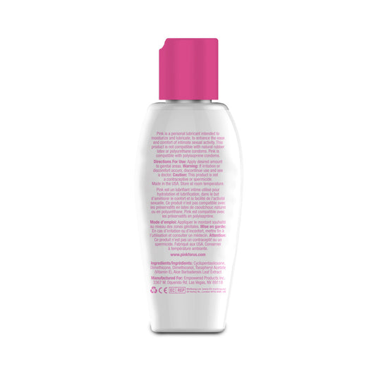 Pink Silicone Lubricant 2.8 oz. - Red Garter