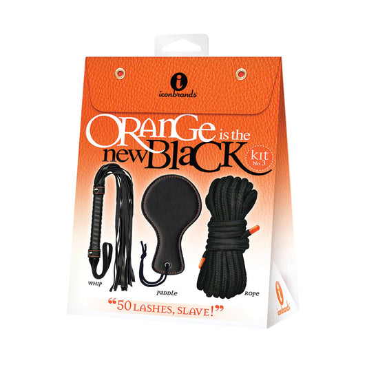 The 9''s, Orange Is The New Black, Kit #3 - 50 Lashes, Slave! - Red Garter