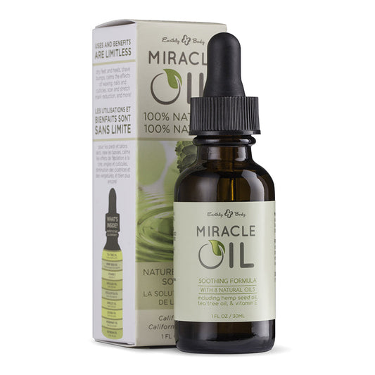 Earthly Body Pure Hemp Seed Oil with Vitamin E 1oz - Red Garter