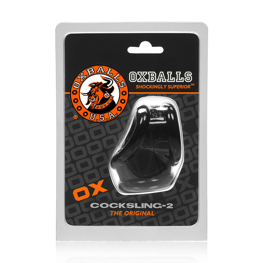 OxBalls Cocksling-2, Cocksling, Black - Red Garter